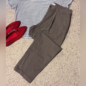 Smart casual A new day dark grey women’s pleated straight leg trousers size 12